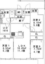 【間取り】 | CINQ IWASE BLD