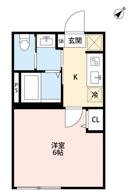 Contel湊町の間取り