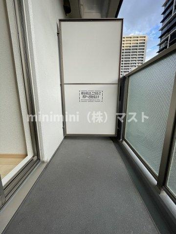 フクダ不動産上本町マンションのバルコニー|別部屋参考写真