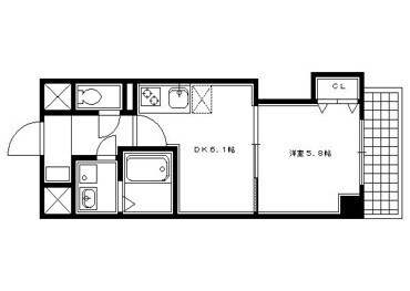 フクダ不動産上本町マンションの間取り