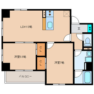 ソーテルヌ壱番館の間取り