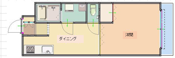 アメニティⅡの間取り