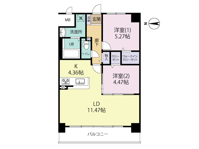 【間取り】 | エルグランド博多の杜