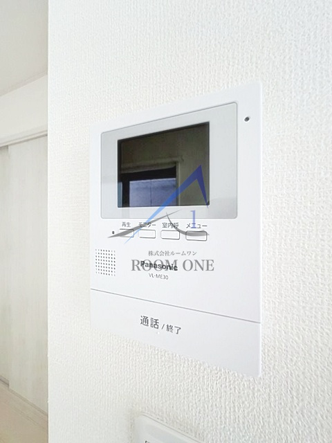 シーサイド上池袋のセキュリティ|モニター付きインターホンです。