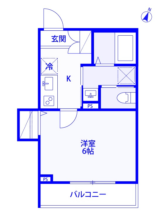 green avenueさいたま新都心の間取り