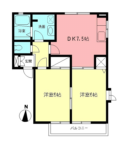 シャトル湘南の間取り
