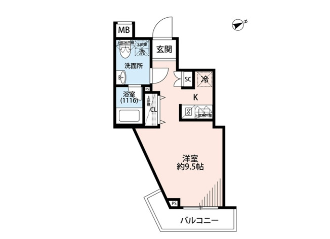 【間取り】 | プレール・ドゥーク方南町