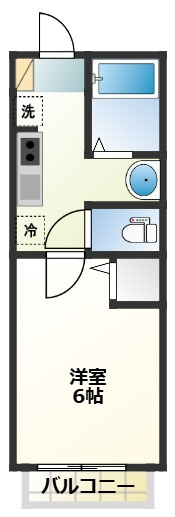 パセオグランデ誉田の間取り