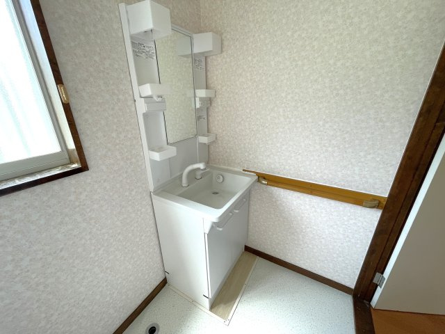 山武市沖渡戸建ての独立洗面台