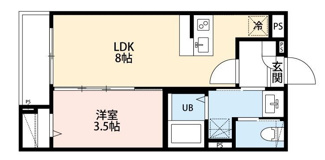 【間取り】 | Ｍ’ｓ　アパートメント | 間取りです。