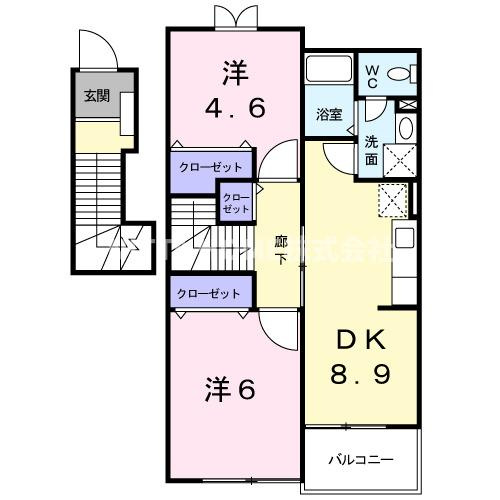 舞鶴市字円満寺のアパート