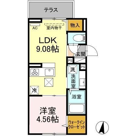 アナシエ徳丸の間取り