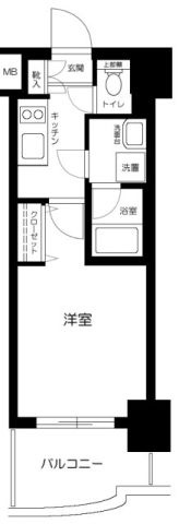 グリフィン川崎・西口参番館の間取り|間取りです。