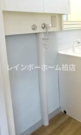 特典：仲介手数料が無料です!!の設備|室内洗濯機置き場になります