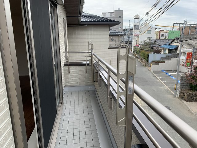 曽根東町1丁目テラスⅡのバルコニー