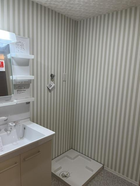 高見マンションの洗面所