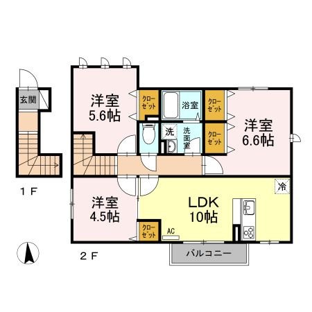 【間取り】 | メゾンドレテ