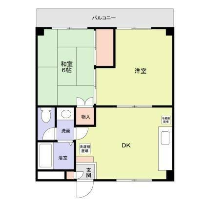 ベルメゾンの間取り