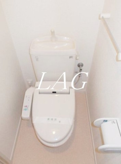 【トイレ】 | ラポール西大島　イースト | トイレです。