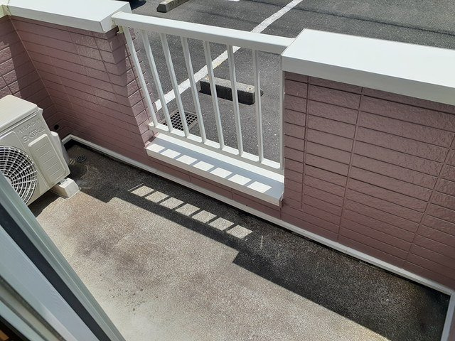 【バルコニー】 | ベルハイツ・むつみ　Ａ | お洗濯にも便利なバルコニー付き