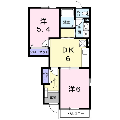 【間取り】 | ベルハイツ・むつみ　Ａ
