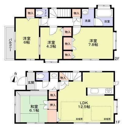 【間取り】 | 世田谷区桜上水３丁目戸建