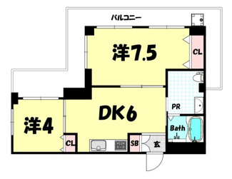 【間取り】 | エスポワール六甲