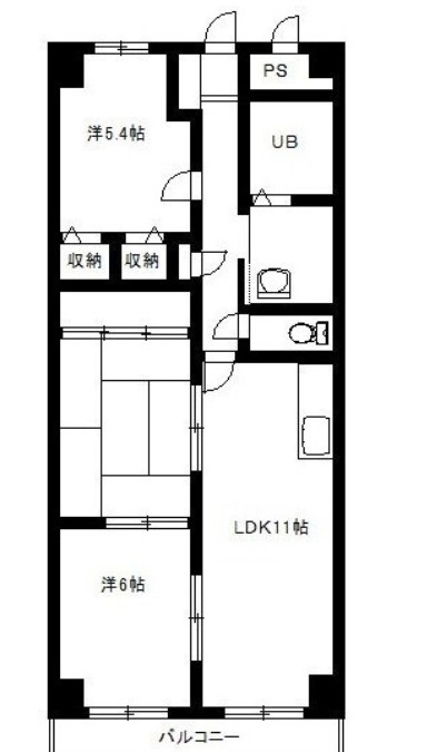 エスポワール横山【仲介手数料：50％OFF】対象物件！の間取り