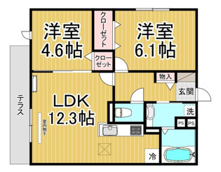 SERENDIPITY武庫之荘の間取り