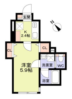 【間取り】 | ＷｏｏｄＣｒｅｓｔ沼袋Ｔｅｒｒａｃｅ