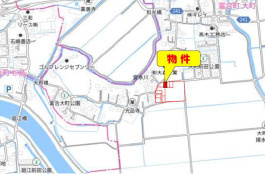 よかタウン／南区富合町大町４期／1号棟の地図