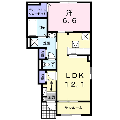 ジュネスの間取り
