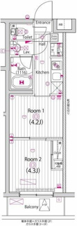 【間取り】 | ガーラ・パークヒルズ町田 | 間取りです。