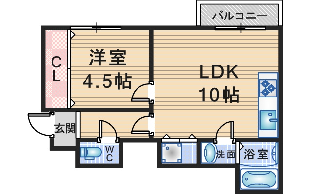 ゴールドスター桜の町の間取り