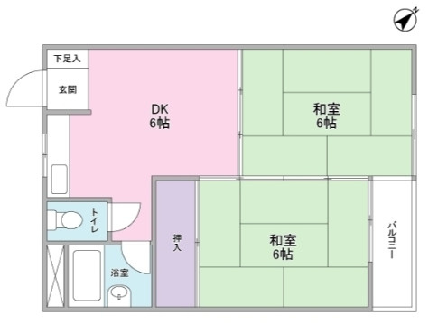 メゾン甲南の間取り
