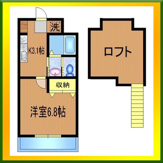 【間取り】 | プランドール冨士Ⅲ | こちらの反転タイプです。