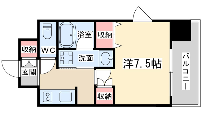 【間取り】 | アスヴェル南森町