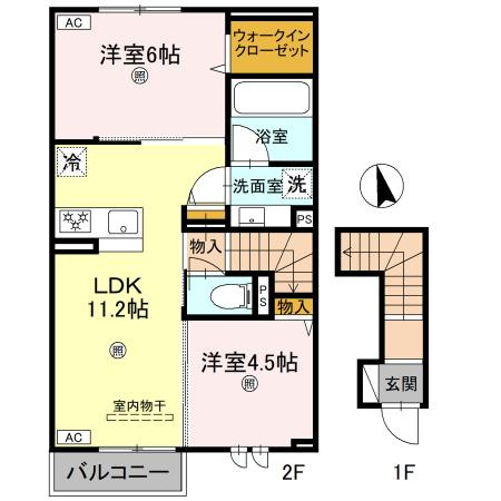 アンクレールの間取り