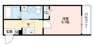 【間取り】 | サヴォイ北千住(サヴォイキタセンジュ) | 間取りです。