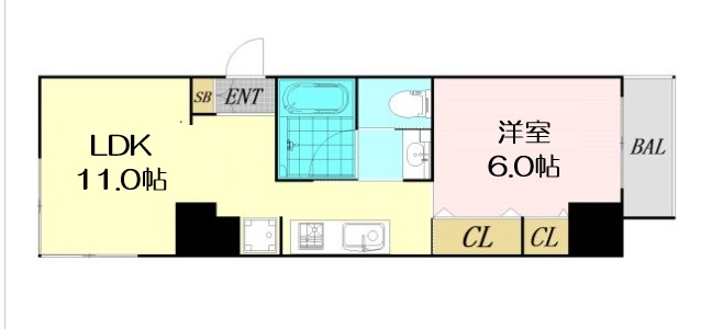 【間取り】 | CITY　SPIRE日本橋高津