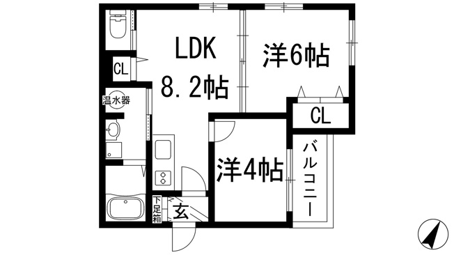 【間取り】 | F asecia Olen（エフアセシアオレン）