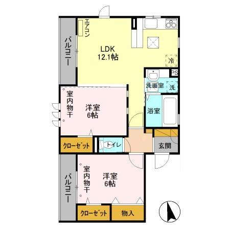 ピアチェーレⅠの間取り