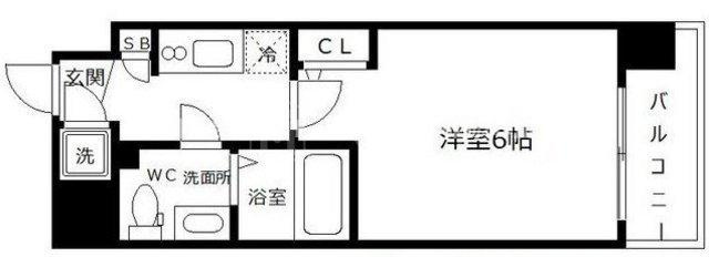 エスリード梅田グランノースの間取り