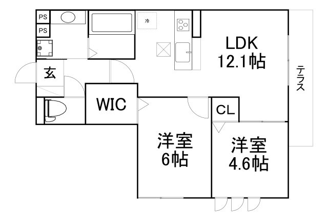 【間取り】 | ロイヤルコート緑橋