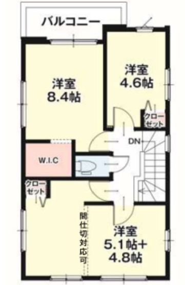【間取り】 | 菊池郡菊陽町4期2号棟