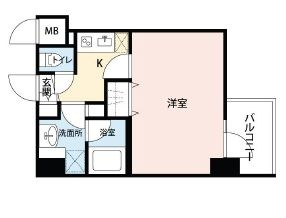アビタ住吉の間取り|間取りです。
