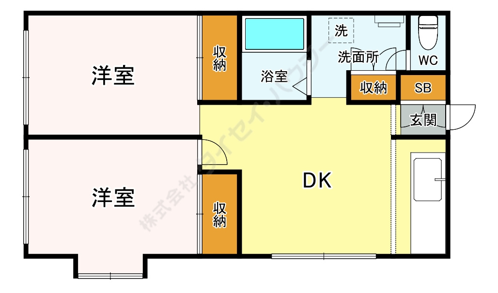 稲山弐番館の間取り