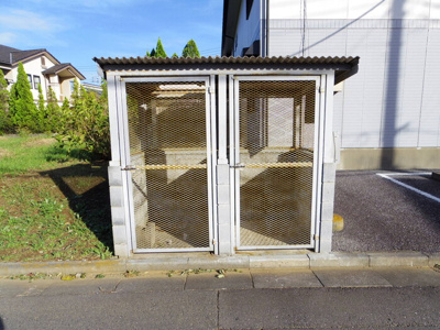 【エントランス】 | クレスト藤ヶ丘 Ｂ | ゴミ置き場