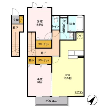 Parkside ひたち野の間取り
