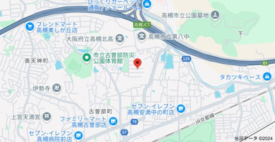 【地図】 | サンハイツ高槻4号館